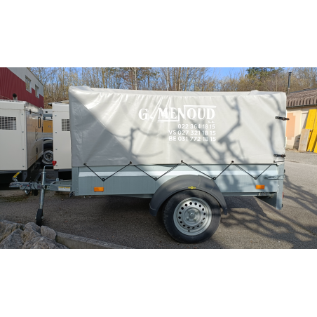 Remorque de transport Bâchée